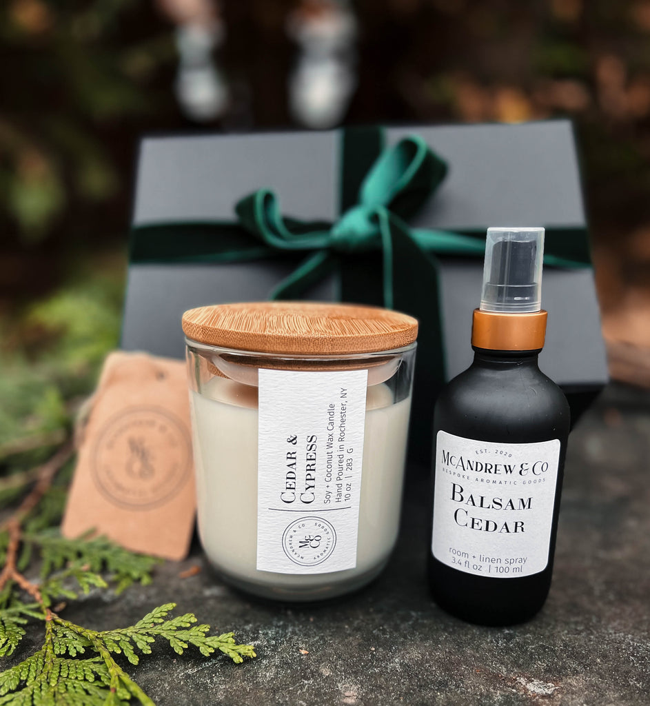 Candle and Room Spray Gift Set