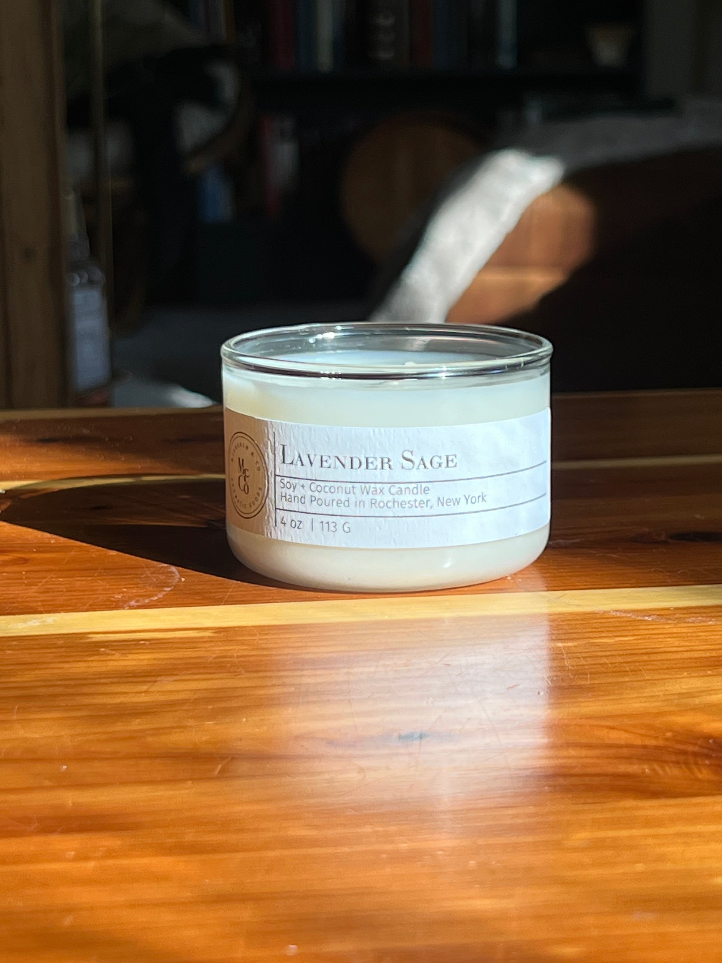 Lavender Sage 4 oz Mini Tumbler Candle