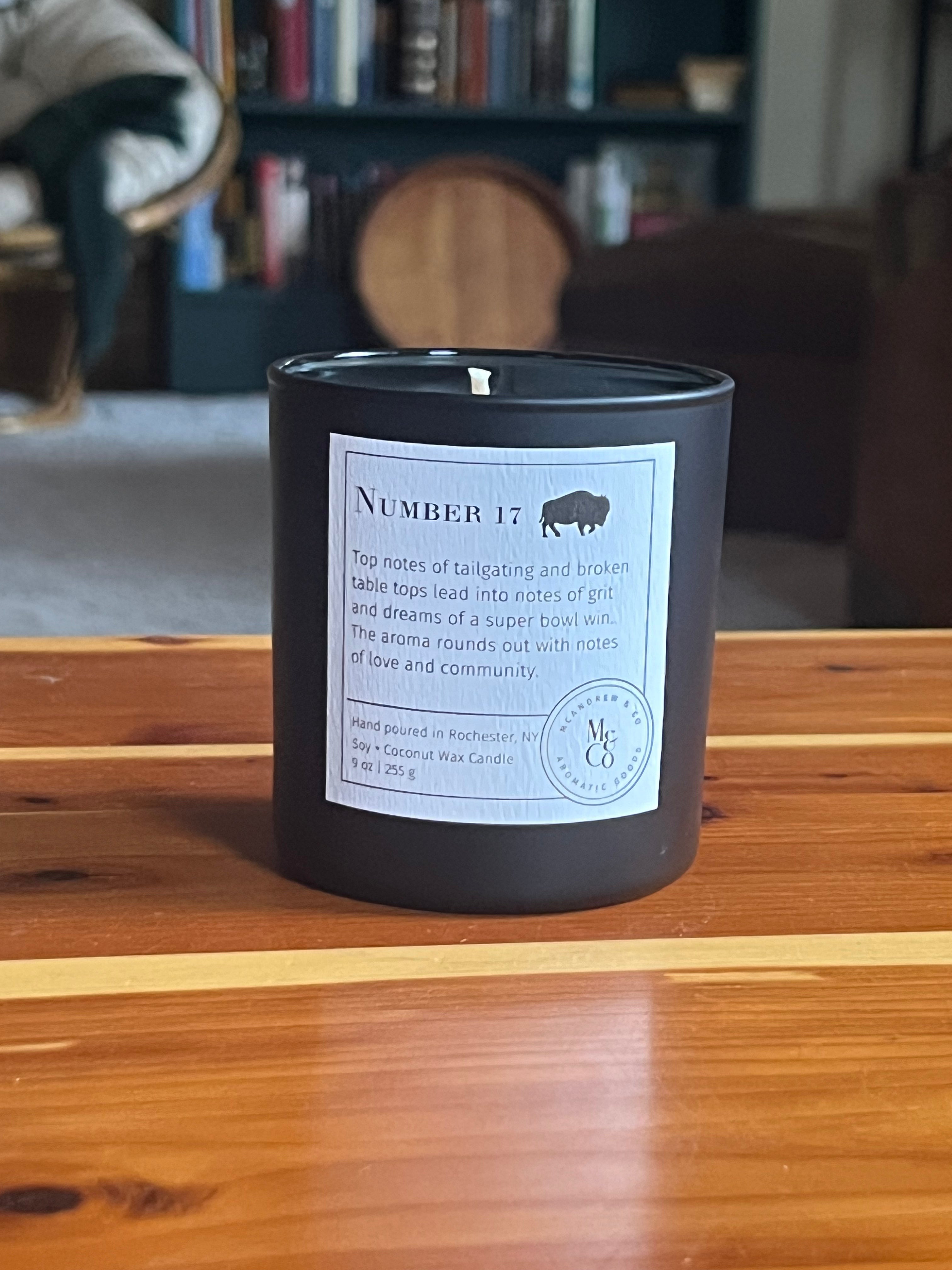 Bills Number 17 Limited Edition Candle