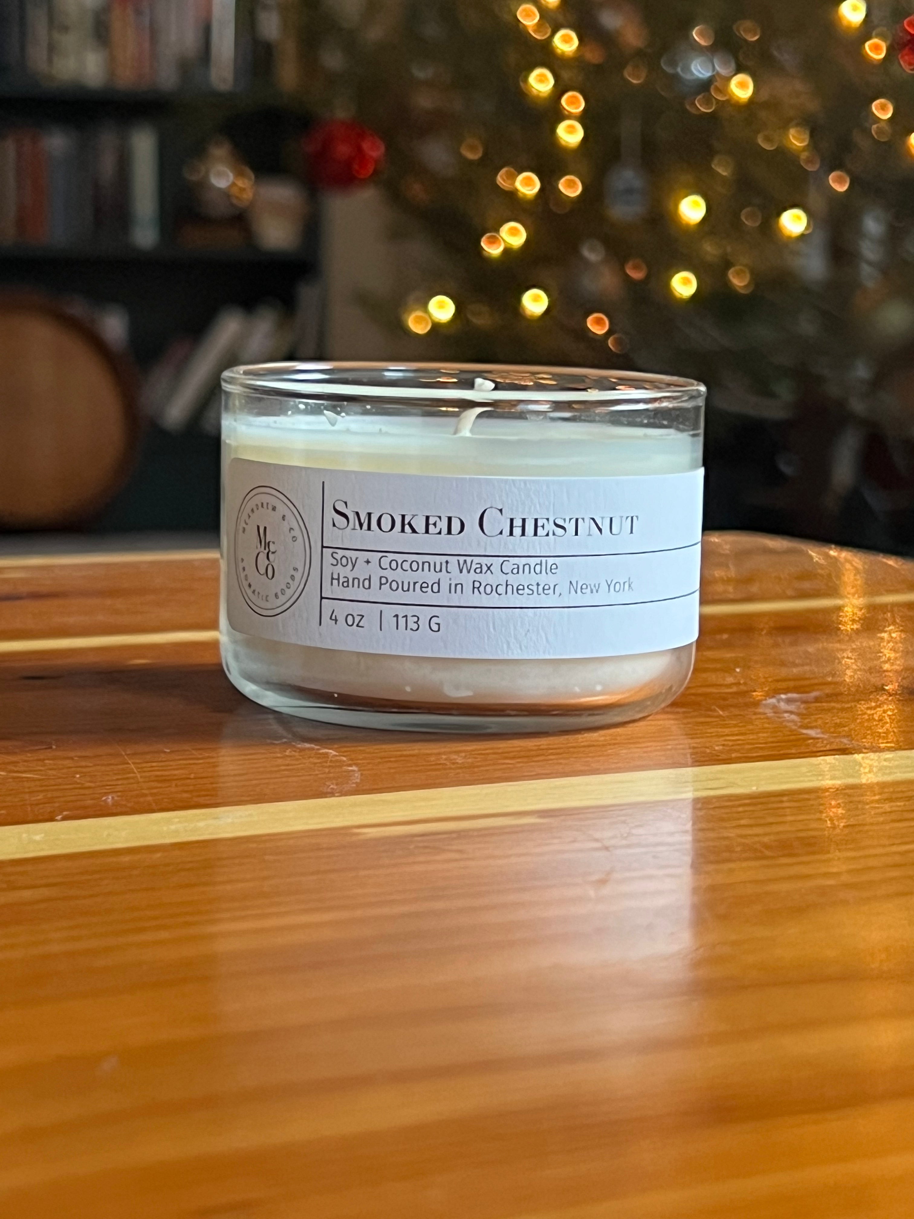 Smoked Chestnut 4 oz Mini Tumbler Candle