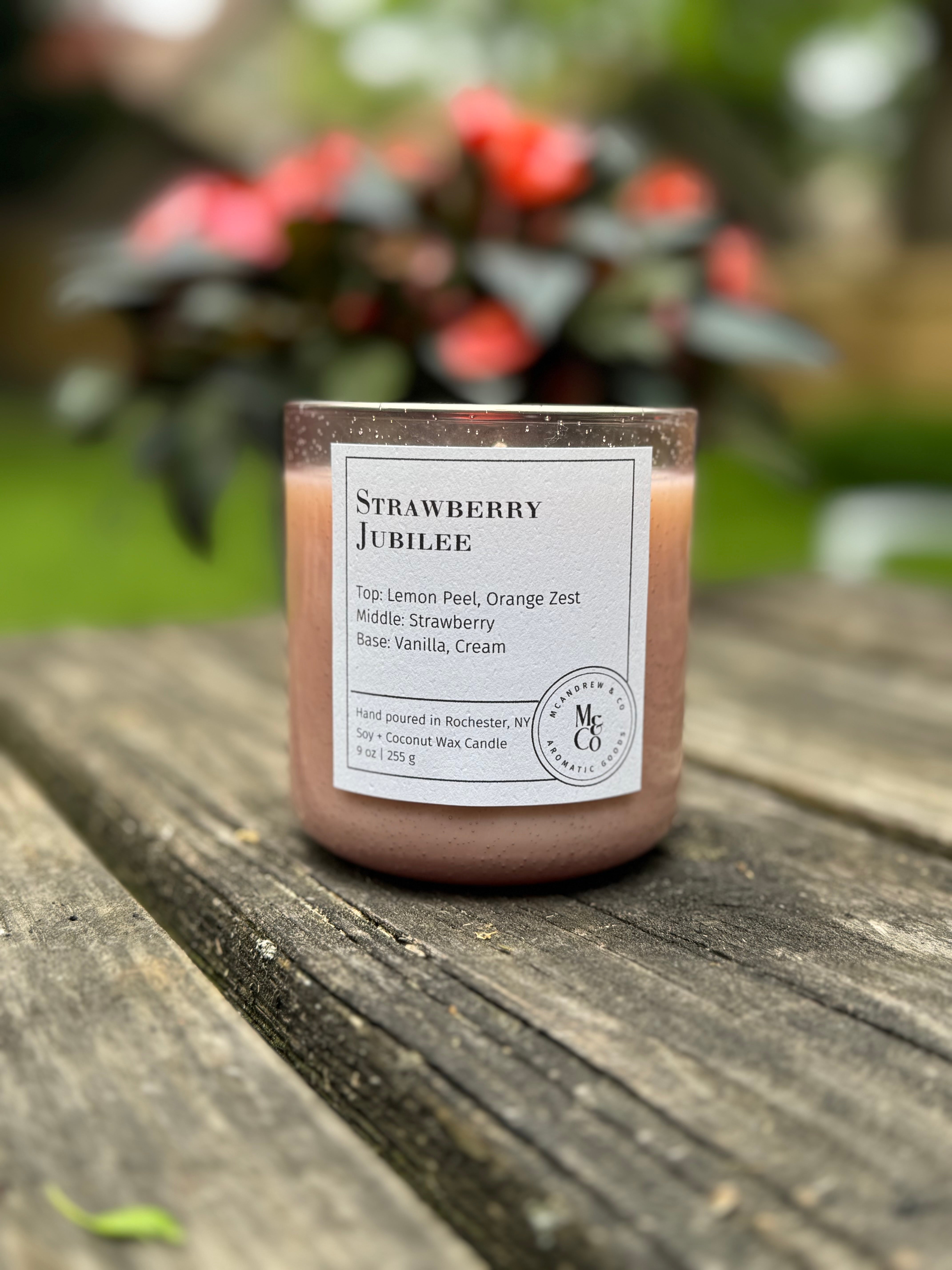 Strawberry Jubilee 9 oz Candle - Limited Edition