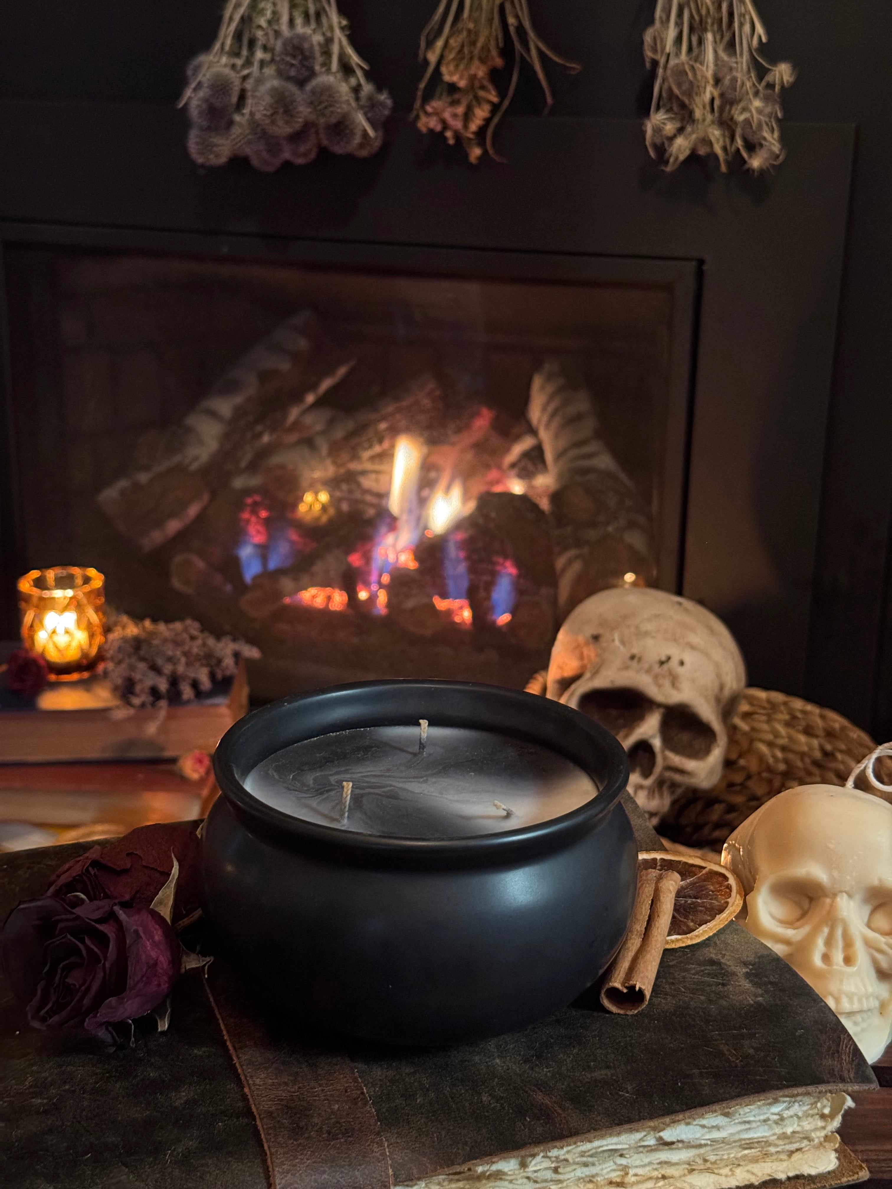 Autumn Cauldron Candles