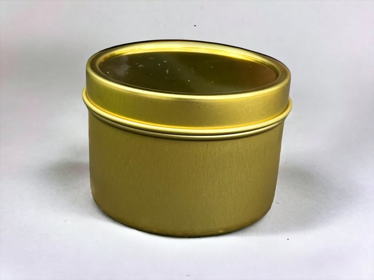 Winter Market 4 oz Gold Tin Candle