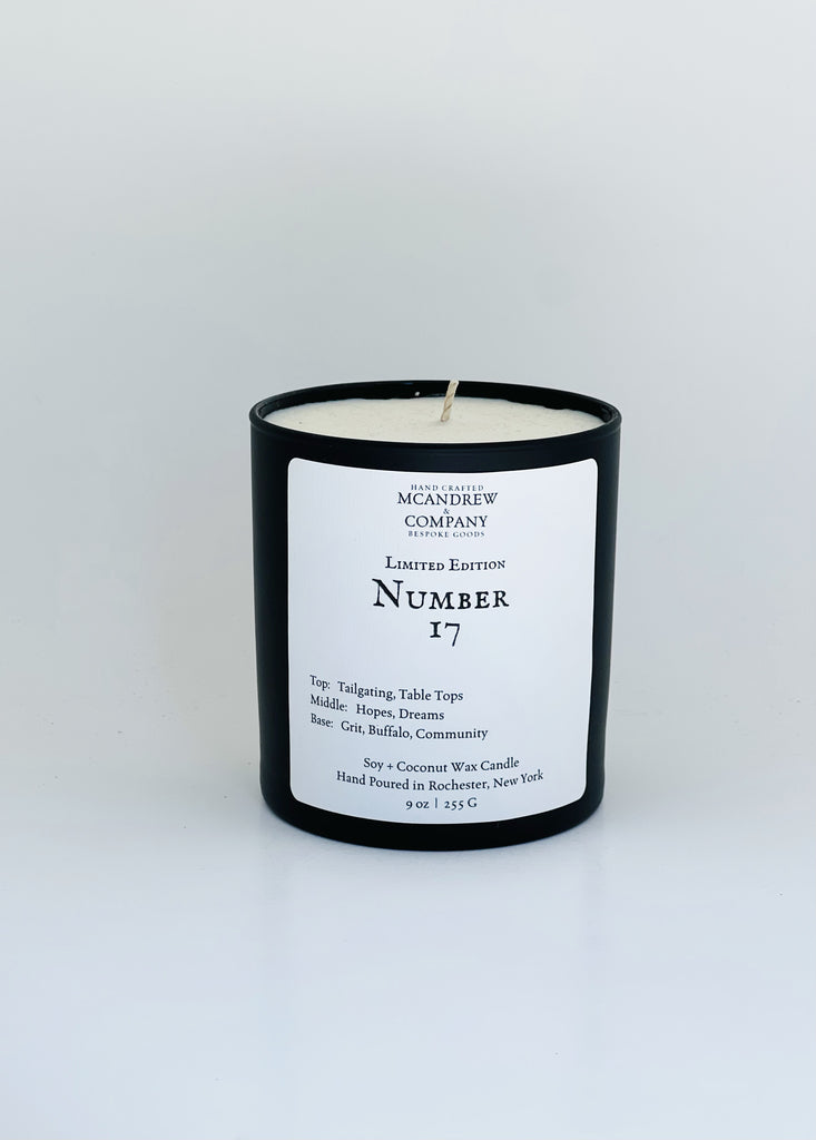 Number 17 Limited Edition Candle
