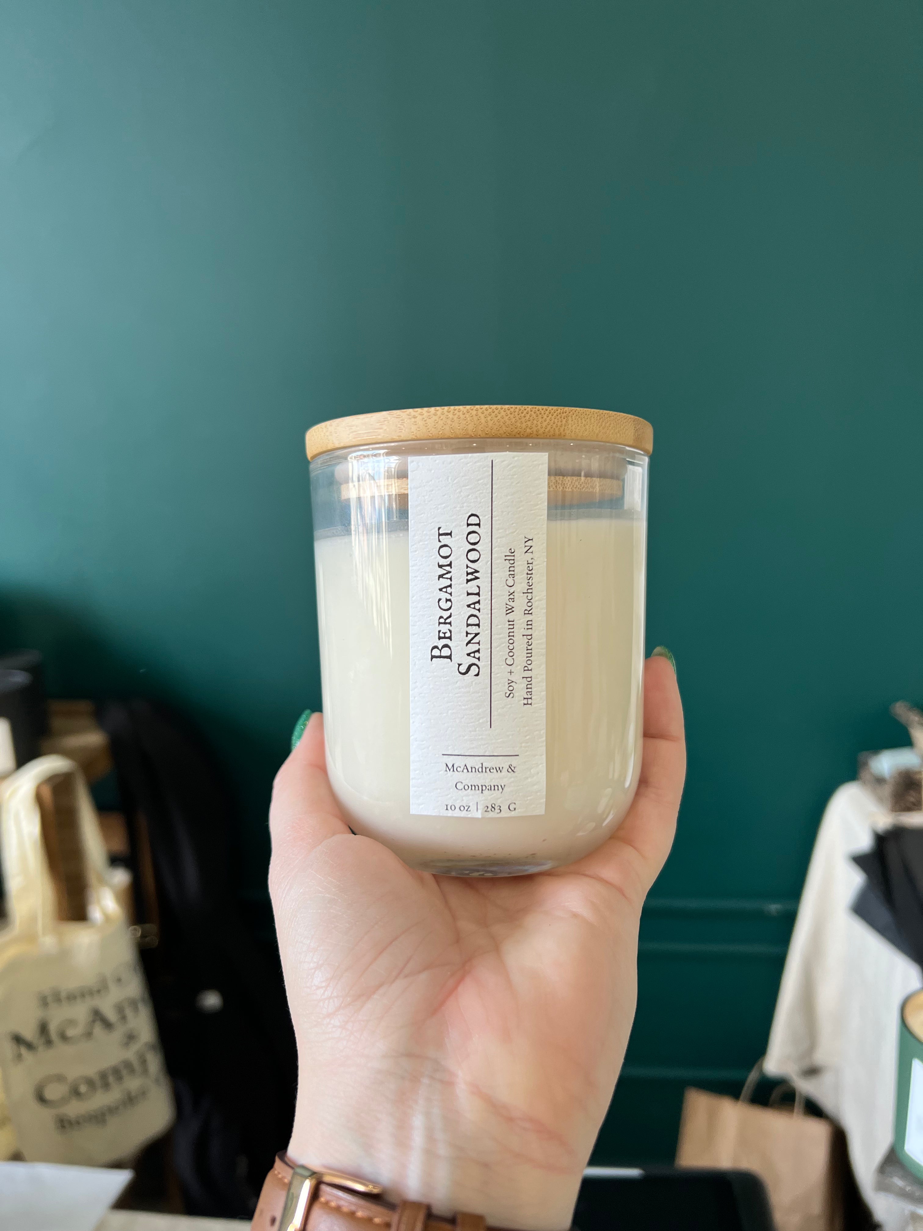 Bergamot Sandalwood 10 oz Tumbler Candle